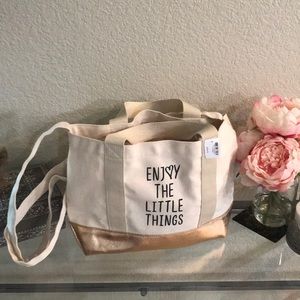 Bath and Body Works Canvas mini tote
